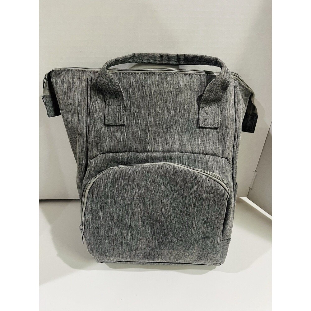 Enfamil Grey Wonder Baby Backpack Versatile Insulated Formula Cooler Diaper Bag